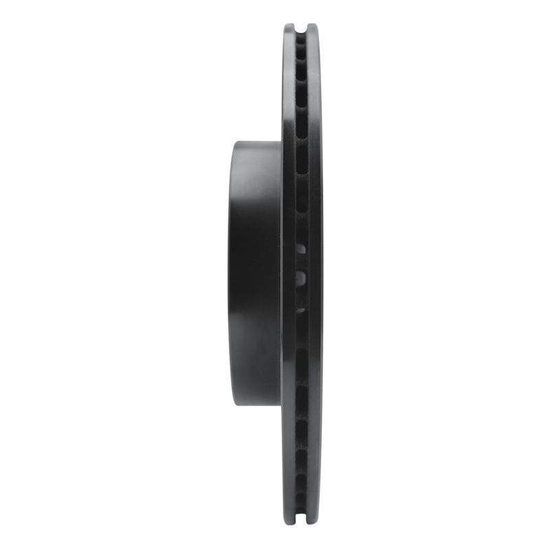 Dodge Attitude Brake Rotor (1) - Front Right - R1 Concepts - Drilled & Slotted - Black - `16-`25